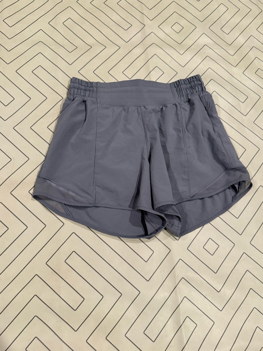 Lululemon Grey High-Waist Hotty Hot Shorts